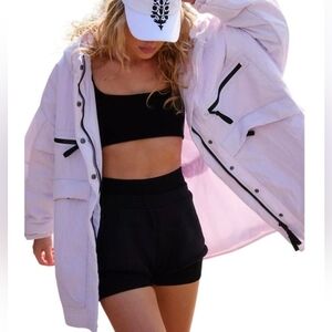 Free People Movement Billie Boxy Lightweight Insulated Jacket Rose Wash Size M-L